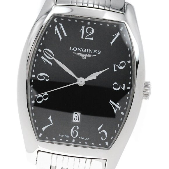 LONGINES Evidenza Date black Dial Quartz Men's Watch_847354 - Picture 1 of 6